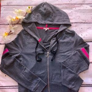 JUICY COUTURE SPARKLY SIGNATURE SYMBOL HOODIE